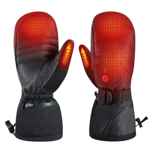 Advanced Far Infrared Heated Mitten Gloves with 3-Temperature Control & Rechargeable Battery - Image 3
