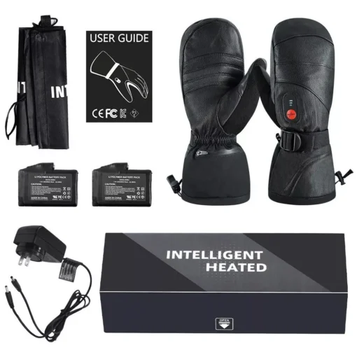 Advanced Far Infrared Heated Mitten Gloves with 3-Temperature Control & Rechargeable Battery - Image 7
