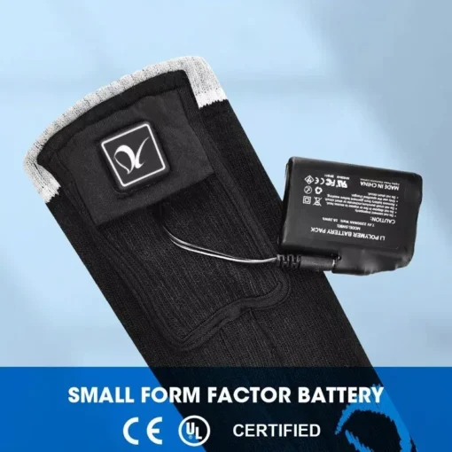 Rechargeable Thermal Electric Heated Socks with 3-Level Temperature Control for Outdoor Activities - Image 4