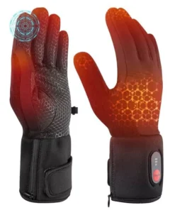 Unisex Rechargeable Electric Heated Glove Liners for Winter Sports and Outdoor Activities