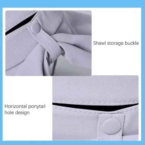 Adjustable Sun Protection Bucket Hat with Shawl for Outdoor Activities - Image 4