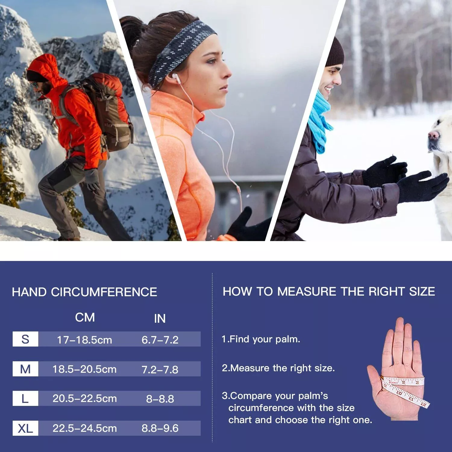Winter Touchscreen Thermal Gloves