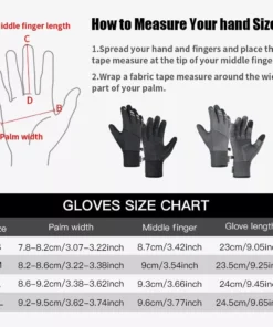 All-Season Reflective Touchscreen Thermal Gloves