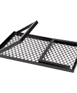 Heavy Duty Steel Camp Grill for Open Flame Cooking