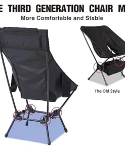 Adjustable High-Back Oversize Camping Chair