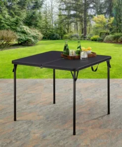 34″ Square Foldable Resin Table