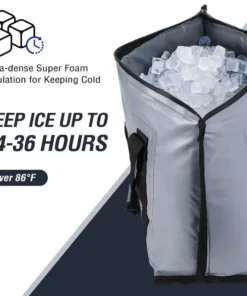 Insulated 27.5QT Waterproof Fish Bag Cooler
