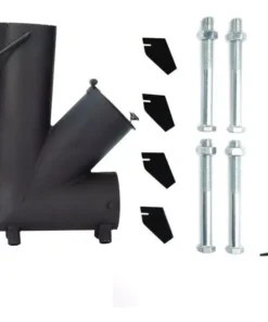 Compact High-Efficiency Wood-Burning Rocket Stove