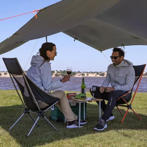 2 Pack Lightweight High Back Camping Chair - Image 6