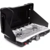 2-Burner Propane Camping Stove with Push-Button Ignition
