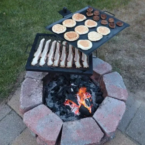 Ultimate Camping Gravity Combo Grill & Skillet - Image 2