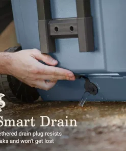 60QT Wheeled Camping Cooler Box