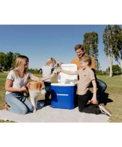 60 Qt Laguna Rolling Ice Chest Cooler with Wheels