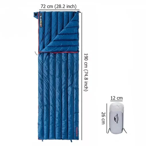 Ultralight Waterproof Goose Down Winter Sleeping Bag - Image 6