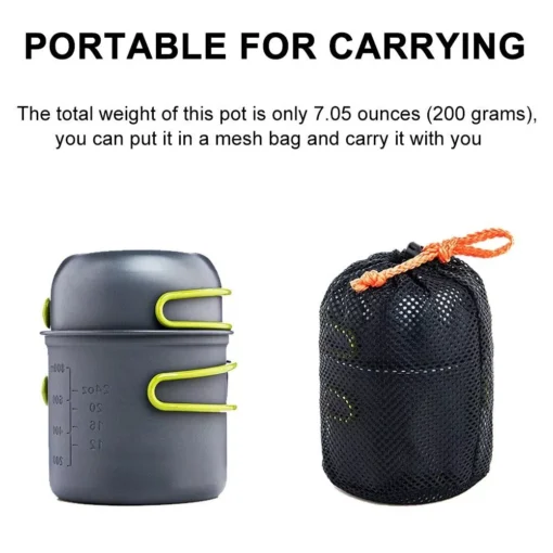 Ultralight Outdoor Camping Cookware Set - Image 6