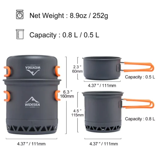 Compact & Durable Outdoor Camping Cookware - Image 6
