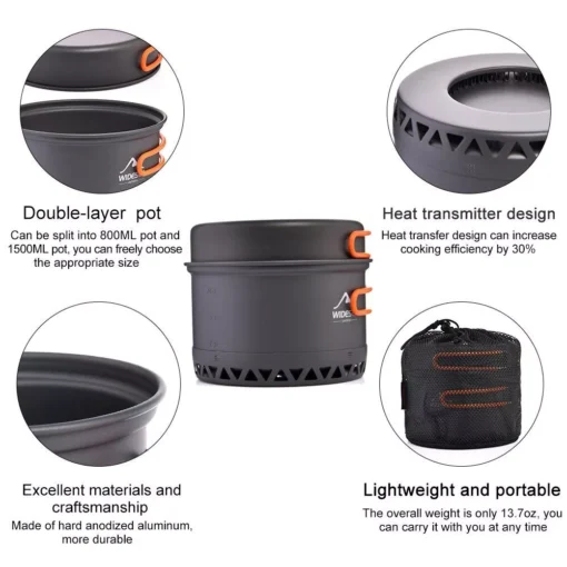 Compact & Durable Outdoor Camping Cookware - Image 8