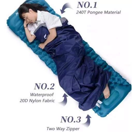 Ultralight Waterproof Cotton Sleeping Bag for 3 Seasons - Image 3