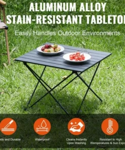 Ultra-Lightweight Aluminum Folding Table