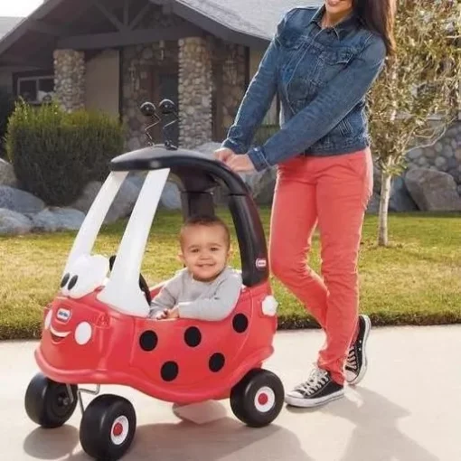 Ladybug Adventure Ride-On Cozy Coupe for Kids - Image 4