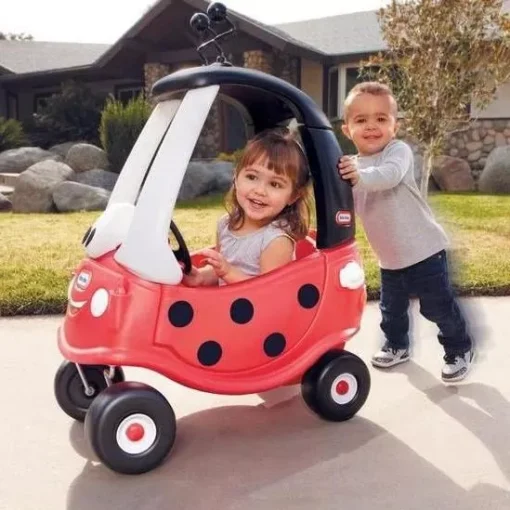 Ladybug Adventure Ride-On Cozy Coupe for Kids - Image 3