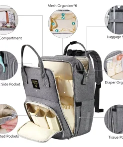 Stylish Upgrade 20L Diaper Bag Backpack
