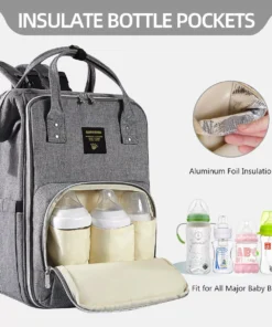 Stylish Upgrade 20L Diaper Bag Backpack