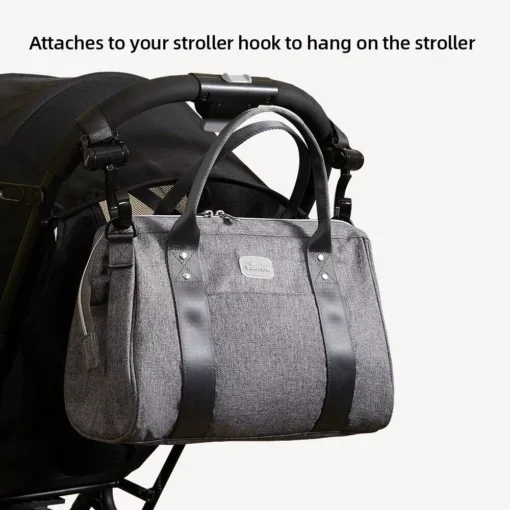 Stylish & Durable Multi-Function Diaper Bag for Short Trips - Image 5