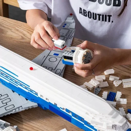 Aviation Aircraft Dreamliner 787 Plane School Set Model – 1353PCS Building Blocks - Image 7