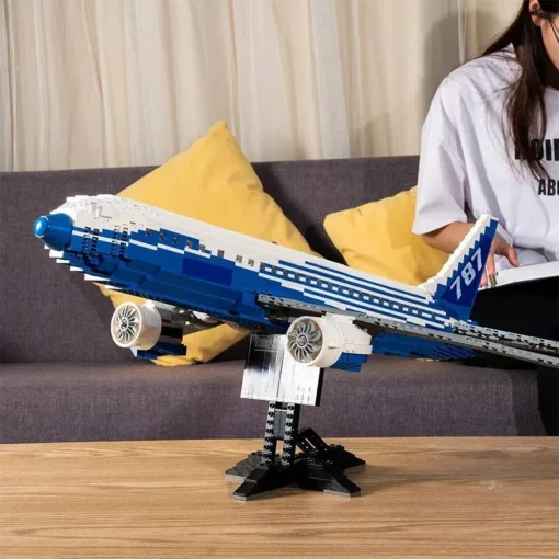 Aviation Aircraft Dreamliner 787 Plane School Set Model – 1353PCS Building Blocks - Image 5
