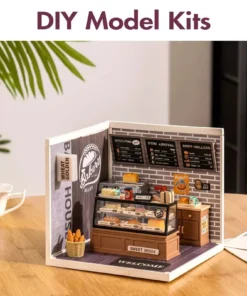 DIY 3D Golden Wheat Bakery Puzzle