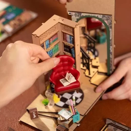 DIY Book Nook 3D Puzzle Kit - Image 5
