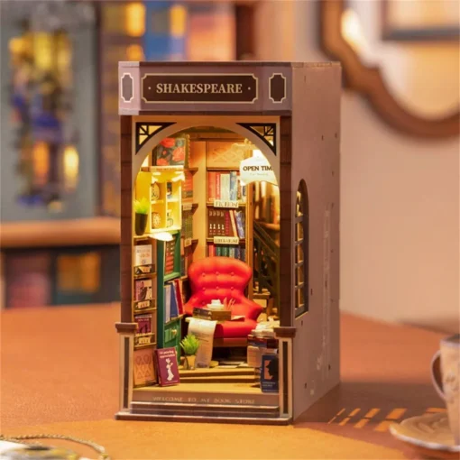 DIY Book Nook 3D Puzzle Kit - Image 2