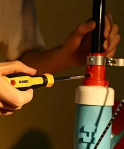 158-Piece General Household and Auto Repair Hand Tool Kit with Plastic Toolbox Storage Case