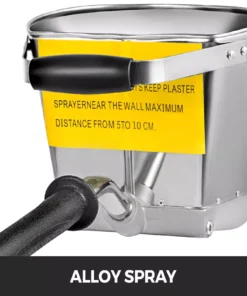 4-Jet Mortar Sprayer Gun 3kW Stucco, Plaster & Cement Spray Tool