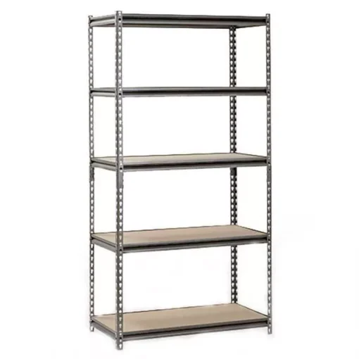 Adjustable Heavy-Duty 5-Shelf Steel Shelving Unit