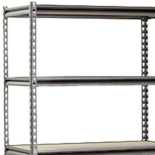 Adjustable Heavy-Duty 5-Shelf Steel Shelving Unit - Image 3