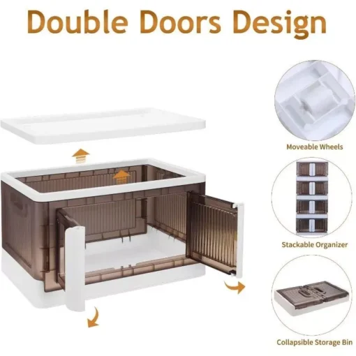 4 Pack Storage Organizers 8.5 Gal - Image 3