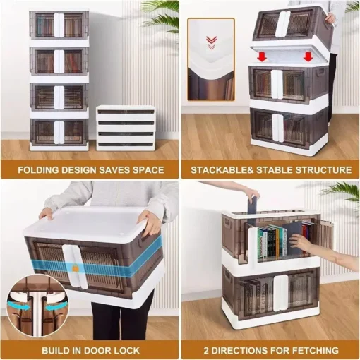 4 Pack Storage Organizers 8.5 Gal - Image 5