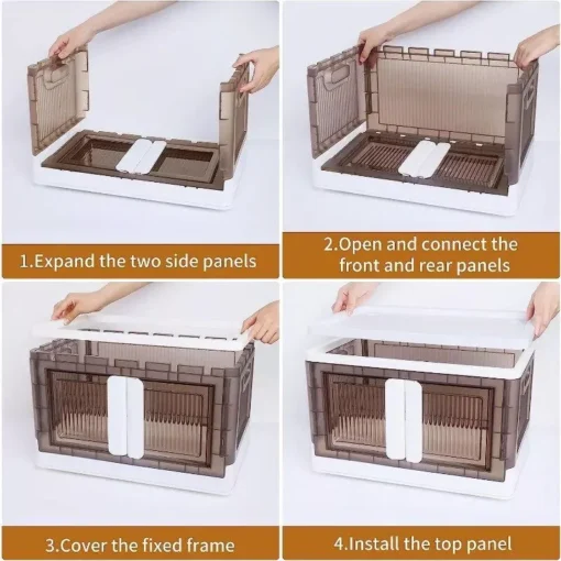 4 Pack Storage Organizers 8.5 Gal - Image 6