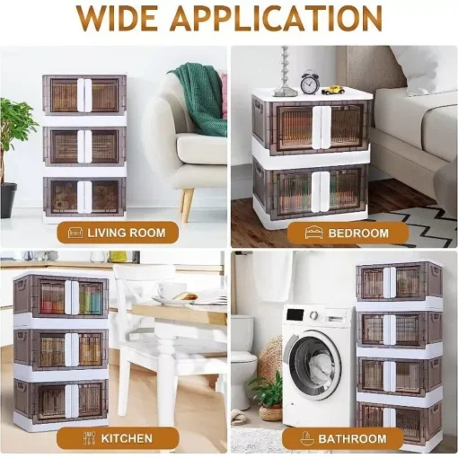 4 Pack Storage Organizers 8.5 Gal - Image 7