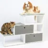 Perch Bookshelf with Storage Baskets