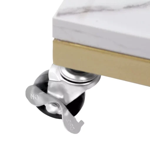 3-Tier Metal Rolling Cart - Image 4