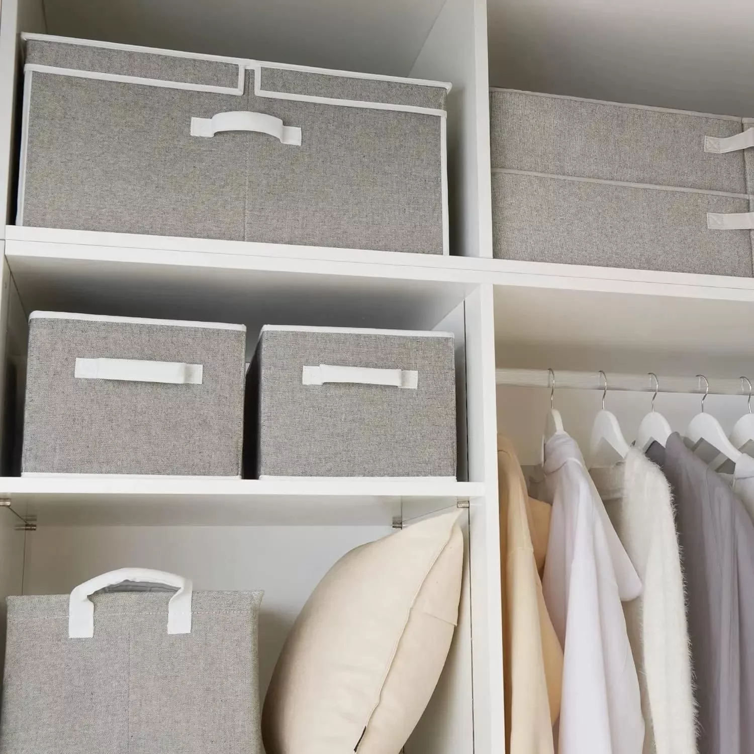 55L Large Storage Bin with Double-Open Lid & Divider