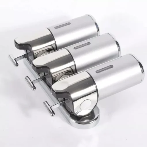 3-Chamber Wall Mounted Shower Dispenser - Image 3