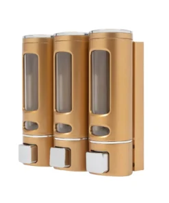 Elegant 3-in-1 Wall-Mounted Soap and Shampoo Dispenser