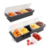 Multifunctional Fruit Box With Hinged Cover