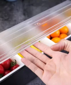 Multifunctional Fruit Box With Hinged Cover
