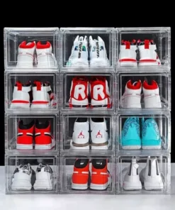 Clear Acrylic Stackable Shoe Boxes