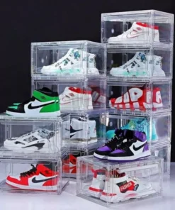 Clear Acrylic Stackable Shoe Boxes